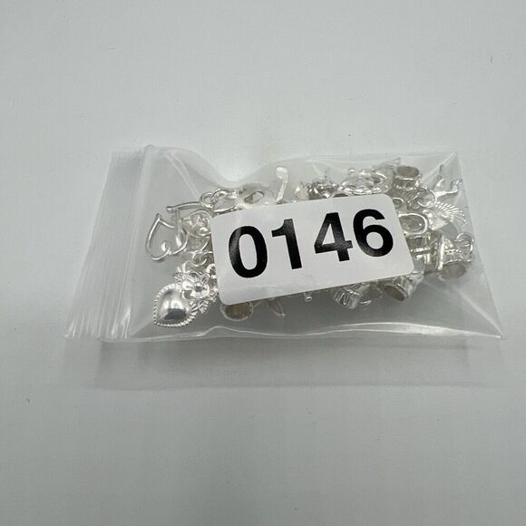 Variety of Silver Tone Bangle Spacers Jewelry Making - Picture 7 of 7